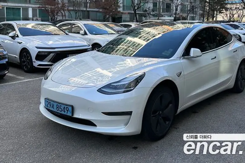 2020 Tesla Model 3 Standard Range Plus RWD — фото из объявления Encar